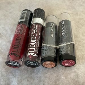 Wet n Wild lipstick x 4 bundle